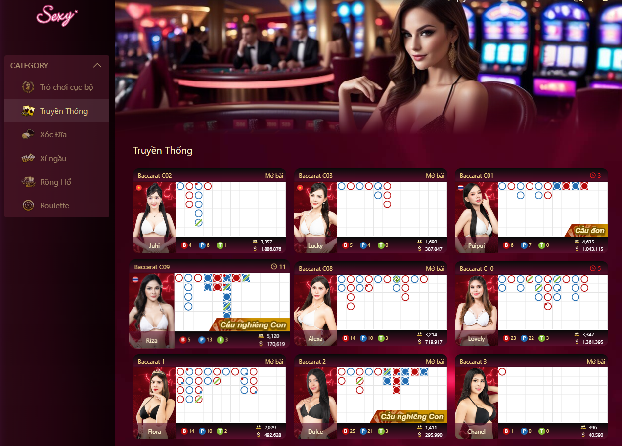 Quy trình tham gia đặt cược tại sảnh casino Ok365