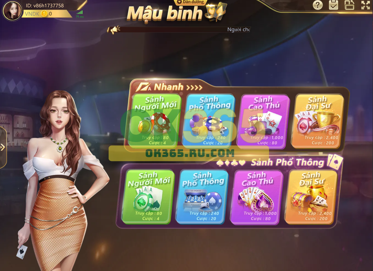 Kinh nghiệm và mẹo chơi mậu binh OK365 bất bại từ cao thủ